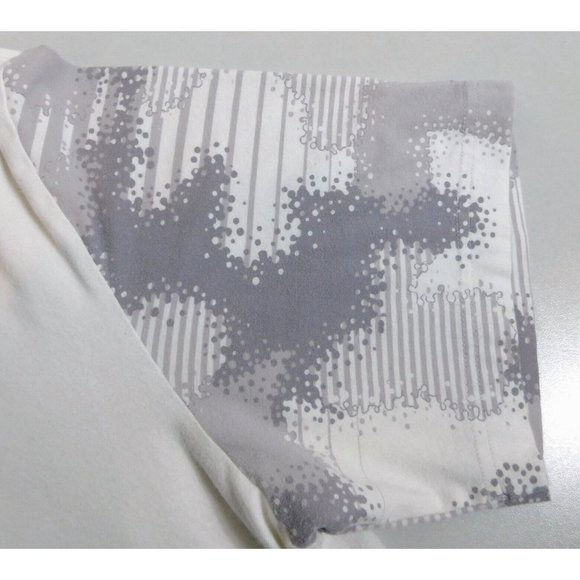 Mens Adidas T-shirt Trefoil Logo Size Large Gray White Cotton Blend - Picture 5 of 6